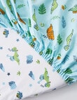 Teeny Weeny Bassinet Fitted-Cotton, 2-Pack, Sleepy Dino product photo View 03 S