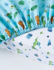Teeny Weeny Cot Fitted-Cotton, Sleepy Dino product photo View 03 S