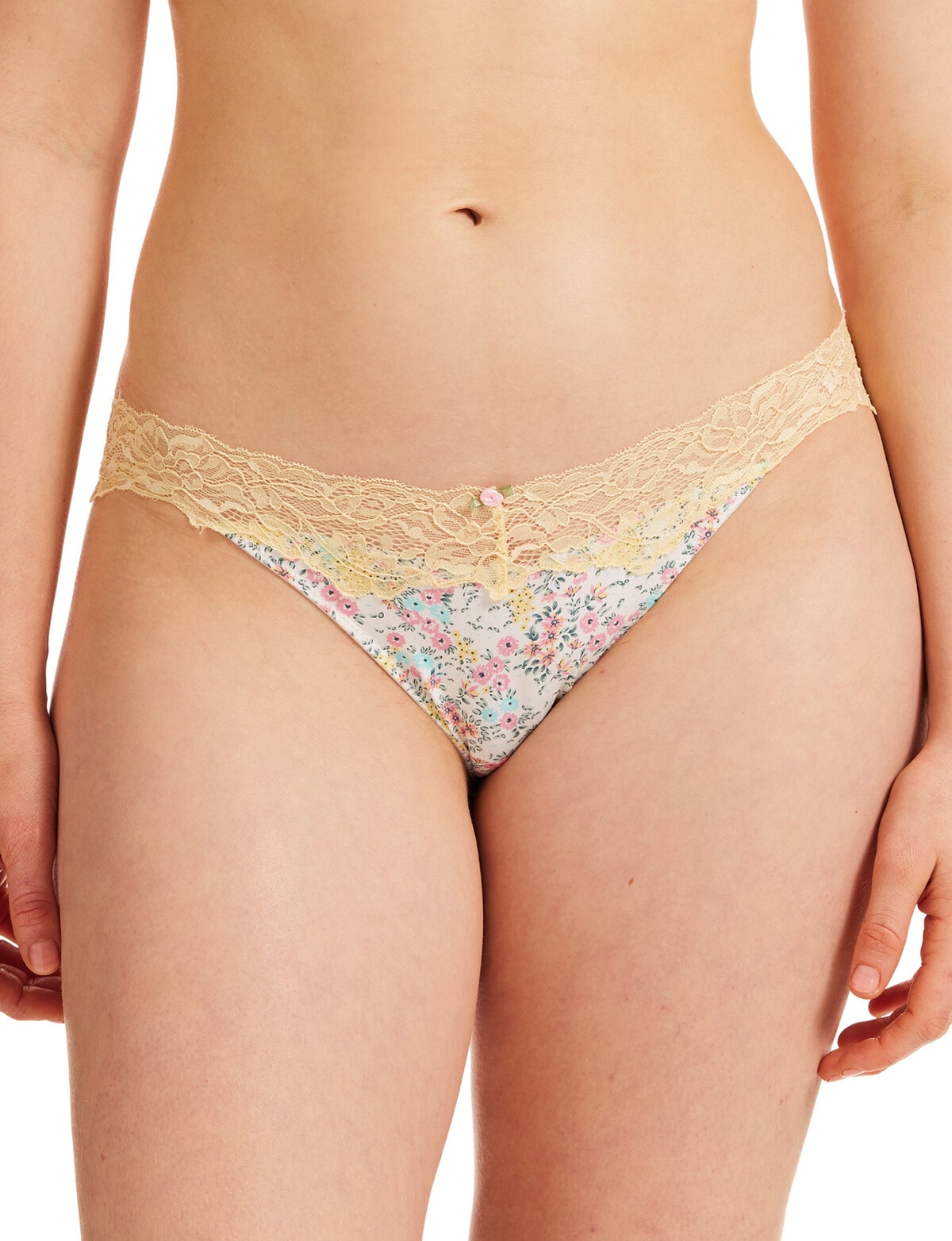 Perfects Be Sweet Tanga Brief, Floral Print