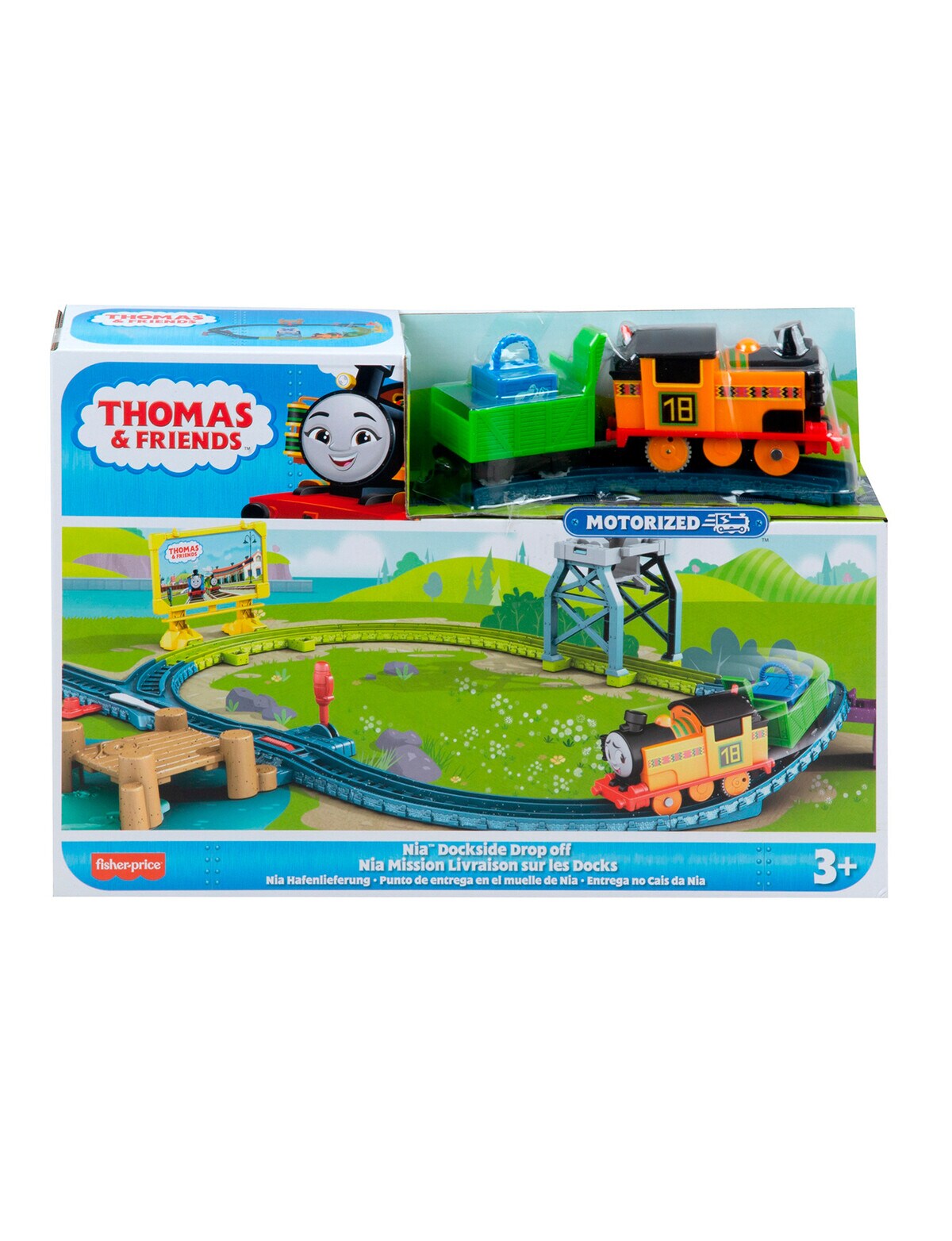 Thomas The Tank Engine Thomas Motorized Track Set, Assorted Cars