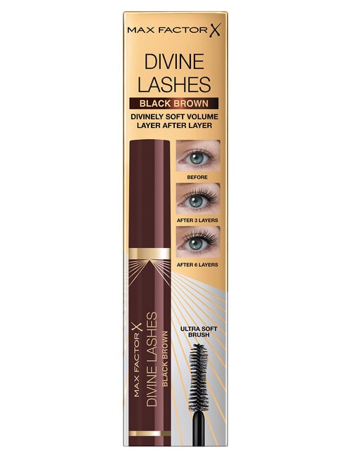 Max Factor Divine Lashes Mascara, Black Brown product photo View 02 L