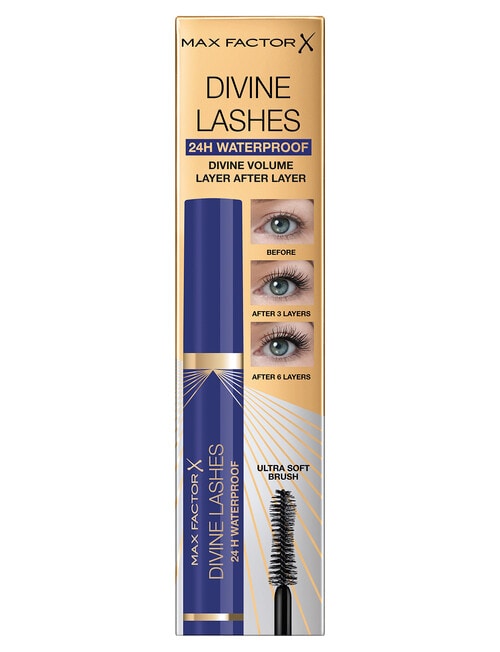 Max Factor Divine Lashes Waterproof Mascara, Black product photo View 02 L
