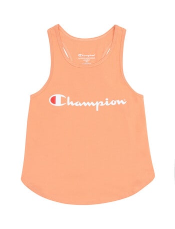 Champion Girl Racer Script Tank, Arena Orange product photo