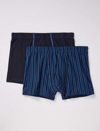 Chisel Vertical Stripe Trunk, 2-Pack, Navy & Blue product photo