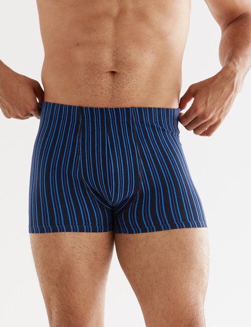 Chisel Vertical Stripe Trunk, 2-Pack, Navy & Blue product photo View 02 L