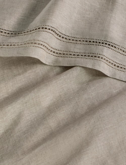 Sheridan Wittman Standard Pillowcase, Flax product photo View 02 L