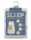 Smart Sleep Airplane Sleepbag 2.5 Tog, 6-18m, Blue & White product photo View 03 S