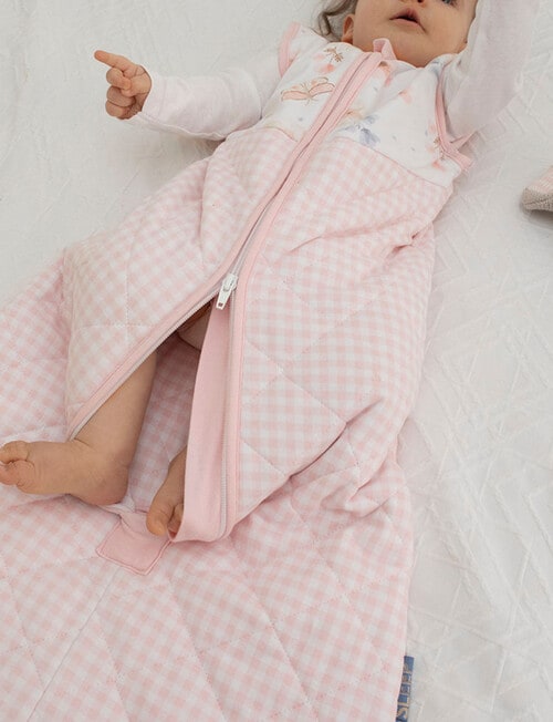 Smart Sleep Butterfly Sleepbag 2.5 Tog, 6-18m, Pink & White product photo View 03 L