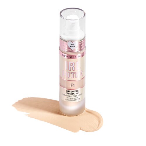 Makeup Revolution IRL Filter Longwear Foundation, F3 product photo View 04 L