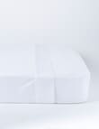 Teeny Weeny Cot Cotton Fit & Flat Sheet Set, 2-Pack, White product photo