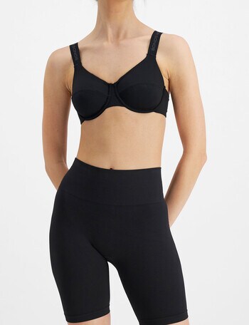 Bonds Move Underwire Bra, Nu Black, B-G product photo