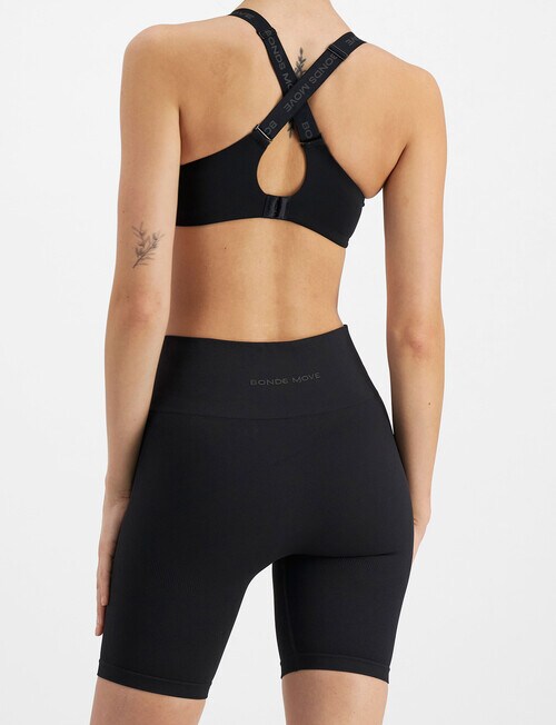 Bonds Move Contour Bra, Nu Black, A-G product photo View 04 L