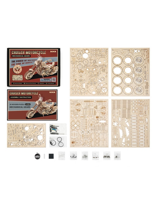 DIY Kits ROKR Cruiser Motorcycle product photo View 03 L