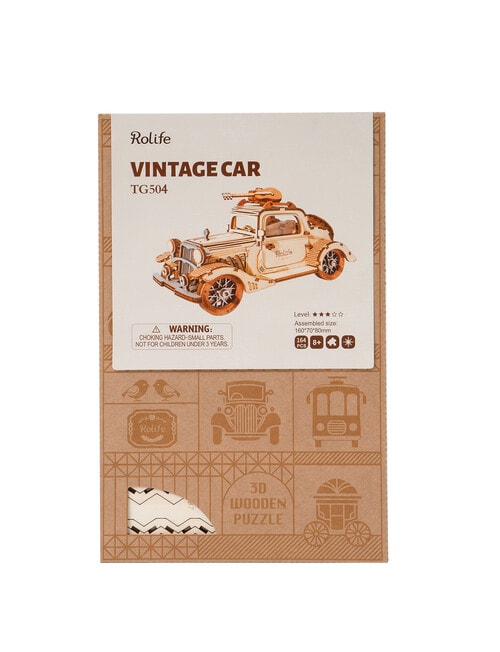 DIY Kits Rolife Vintage Car product photo