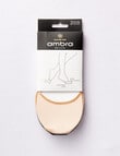 Ambra Cushioned Anti Slip Toe Cover, Nude & Black, 2-Pack product photo View 02 S