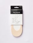 Ambra Lazer Cut Smooth Footlet, Nude, 2-Pack product photo View 02 S