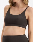 Bonds Bases Bumps Maternity Bralette, Dusted Black product photo View 02 S