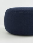 M&Co Cotton Blend Round Pouf, Night product photo View 03 S