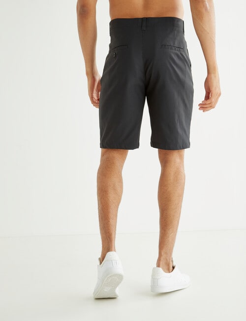 Gasoline Tech Chino Short, Black product photo View 02 L