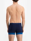 Jockey No Ride Up Grip Trunk, Navy & Blue product photo View 04 S