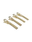 Mae Alligator Clips, Gold, Set of 4 product photo