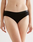 Lyric Marie Cotton Bikini Brief, Black, 8 - 18 product photo