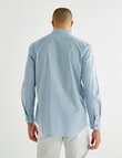 L+L Honeycomb Print Long-Sleeve Shirt, Blue product photo View 02 S