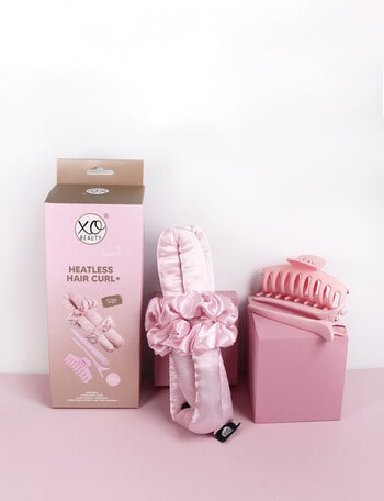 xoBeauty Heatless Hair Curl Set, Pink product photo