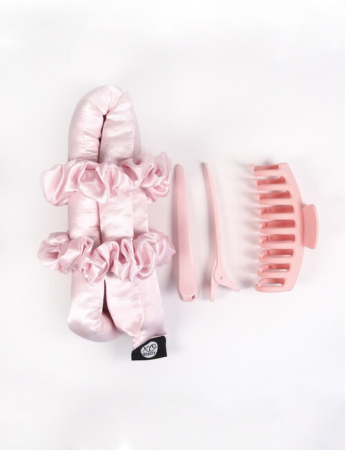 xoBeauty Heatless Hair Curl Set, Pink product photo View 02 L