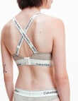 Calvin Klein Modern Light Lined Bralette, Average, Grey Heather product photo View 03 S