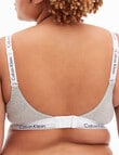 Calvin Klein Modern Light Lined, Bralette Grey Heather product photo View 02 S