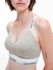 Calvin Klein Modern Light Lined Bralette, Average, Grey Heather product photo