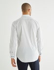 L+L Honeycomb Print Long-Sleeve Shirt, White product photo View 02 S