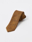 Laidlaw + Leeds Paisley Tie, 7cm, Gold product photo