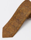 Laidlaw + Leeds Paisley Tie, 7cm, Gold product photo View 03 S