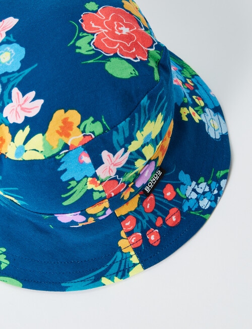 Bonds Tiny Terrace Garden Bucket Hat, Blue product photo View 02 L