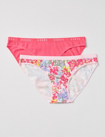 Bonds Cotton Hipster Bikini Brief, 2-Pack, Blissful Bloom, 4-16 product photo