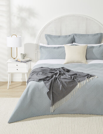 Kate Reed Darcy Coverlet, Blue product photo
