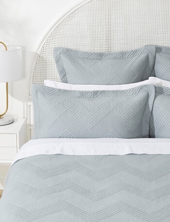 Kate Reed Darcy Standard Pillowcase Pair, Blue product photo