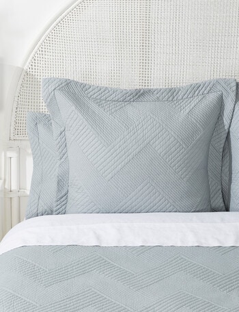 Kate Reed Darcy Euro Pillowcase, Blue product photo