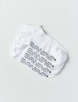 Bonds Logo Light Trainer Socks, 4-Pack, White product photo