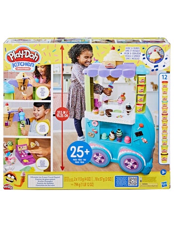 Playdoh Kitchen Creations Ultimate Ice Cream Truck Playset product photo