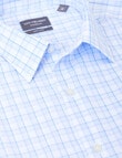 Van Heusen Mid Check Long Sleeve Shirt, Blue product photo View 04 S