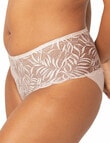 Triumph Essential Lace Maxi Brief, Nude Pink product photo View 02 S