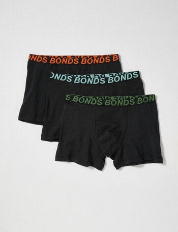 Bonds Sport Trunk , 3-Pack, Black product photo