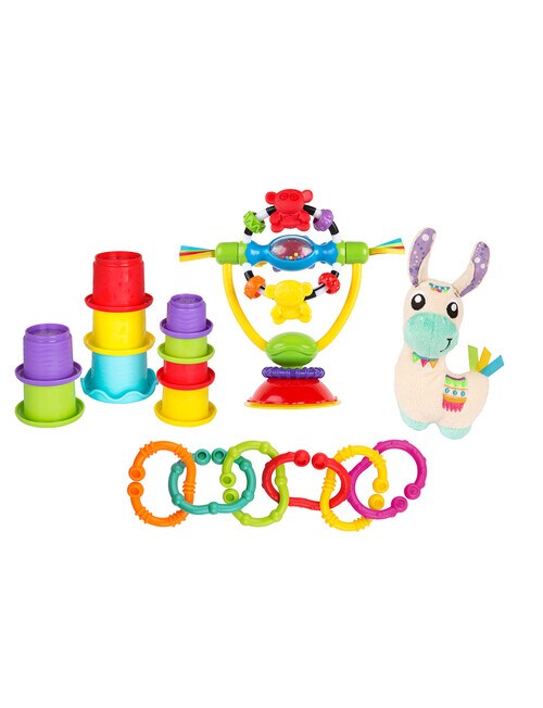 Jouet Sensoriel Playgro Lama Lupe - Jouet De Préhension Avec Clip Pour Poussette Et Siège Auto - 10