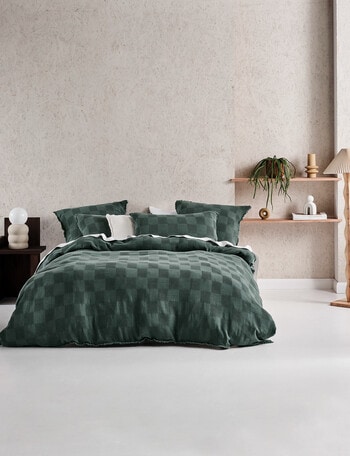 Linen House Capri Duvet Cover Set, Deep Teal product photo