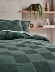 Linen House Capri Duvet Cover Set, Deep Teal product photo View 02 S