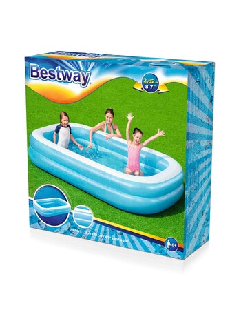 Bestway Blue Rectangular Inflatable Family Pool product photo