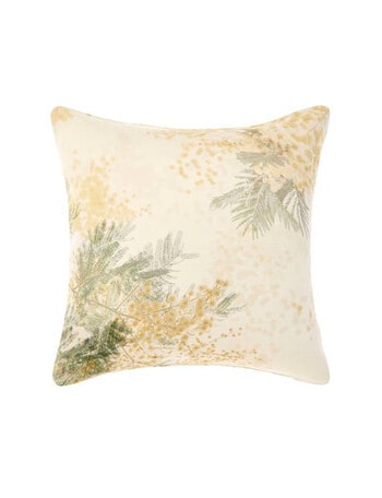 Linen House Mimosa European Pillowcase, Buttermilk product photo